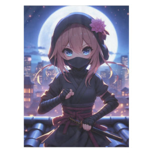 Nappe Petite fille guerrière ninja
