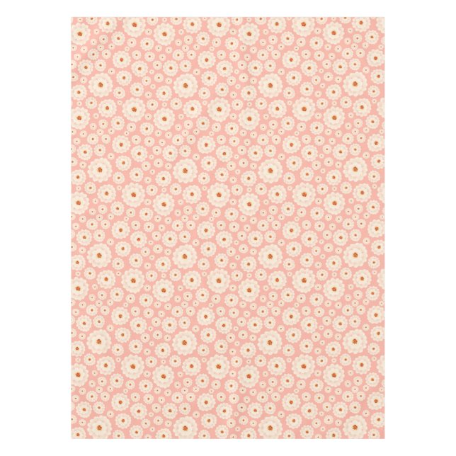 Nappe Petites fleurs roses en poudre (Devant)