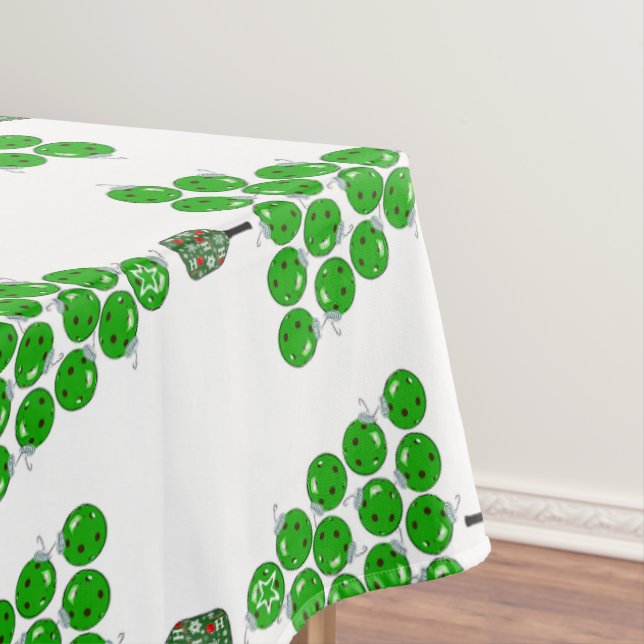 Nappe Pickleball Christmas Trees Tied Up with a Red Bow (In Situ)