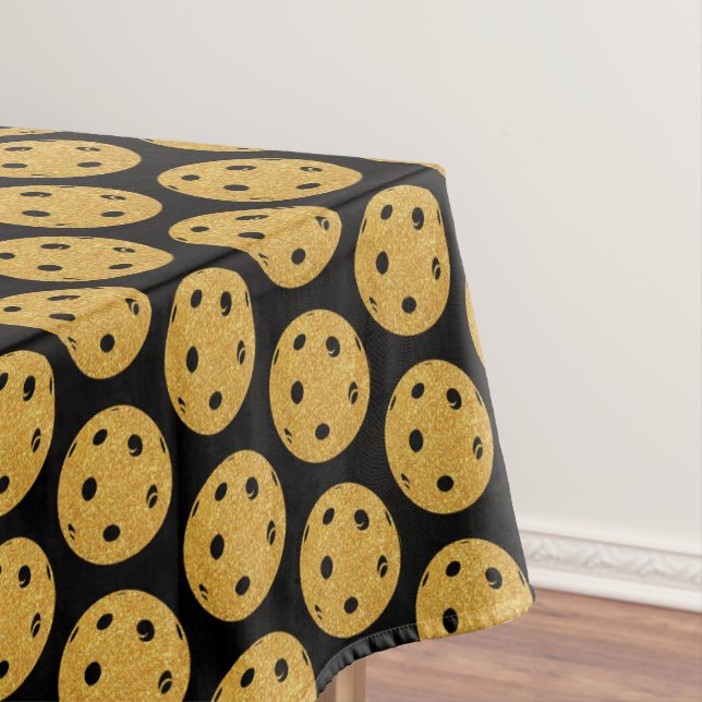 Nappe Pickleball Party Mariage Black Gold Bachelor Party (In Situ)