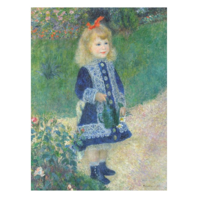 Nappe Pierre-Auguste Renoir - Une fille avec une canne d (Devant)