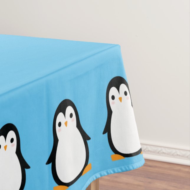 Nappe Pingouin mignon Hiver Premier Anniversaire Tissu d (In Situ)