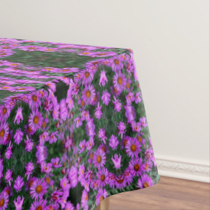 Nappe Pink Autumn Aster Flowers Art Abstrait