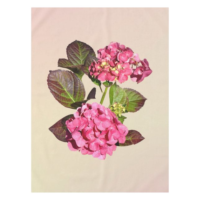 Nappe Pink hydrangea with Leaves (Devant)
