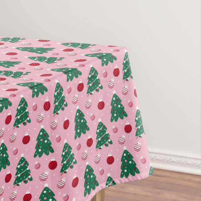 Nappe Pink Sweet Greenery Christmas Tree Holiday  (In Situ)