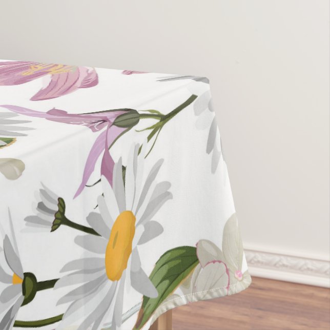 Nappe Pink violet tropical daisy and lily wildflowers (In Situ)