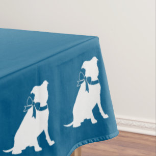 Nappe Pit Bull Chien Baby shower Blue Boy Pitbull