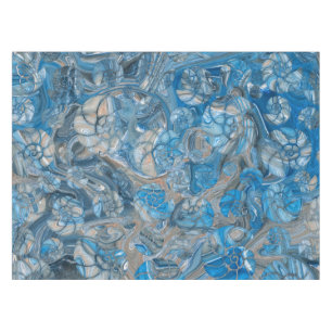 Nappe Plage de marbre de motif de coquilles de mer