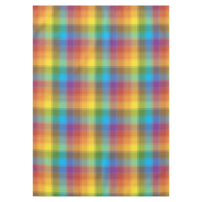 Nappe Plaid arc-en-ciel (Devant)