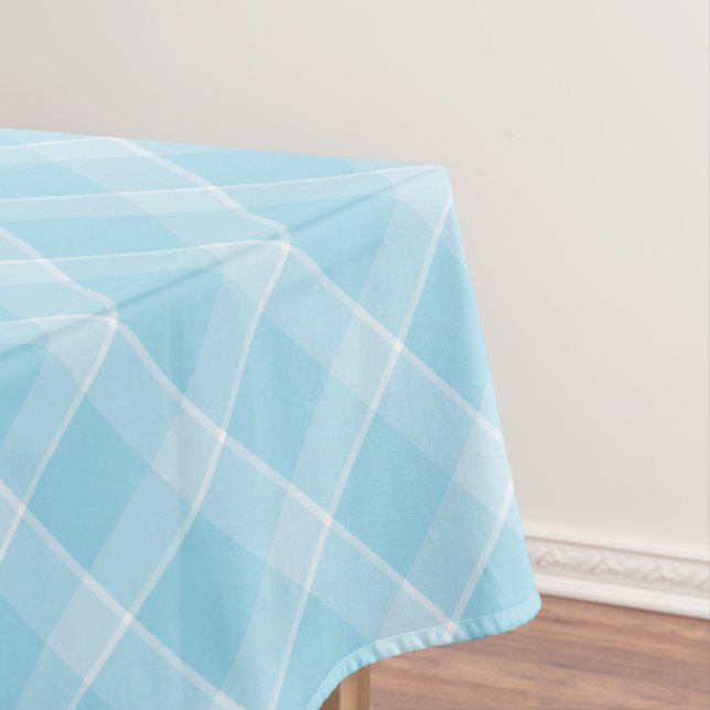 Nappe Plaid Bleu & Blanc Pastel - Printemps (In Situ)