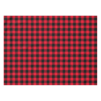 Nappe Plaid de buffle rouge et noir