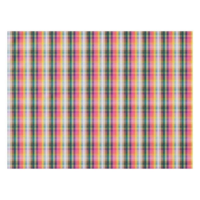 Nappe Plaid écossais abstrait (Devant (Horizontal))