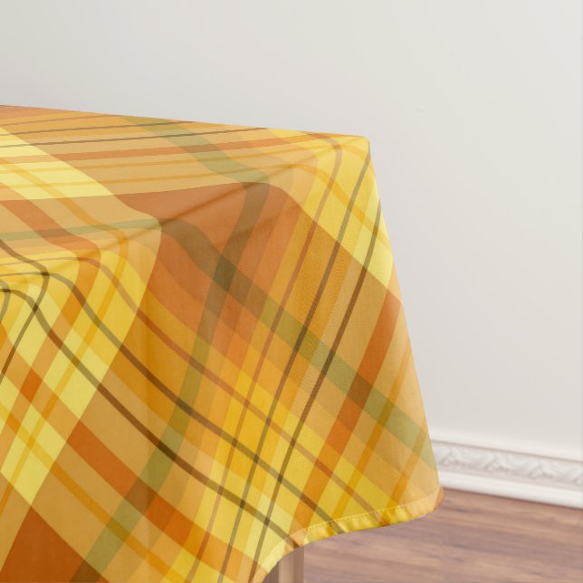 Nappe Plaid orange (In Situ)