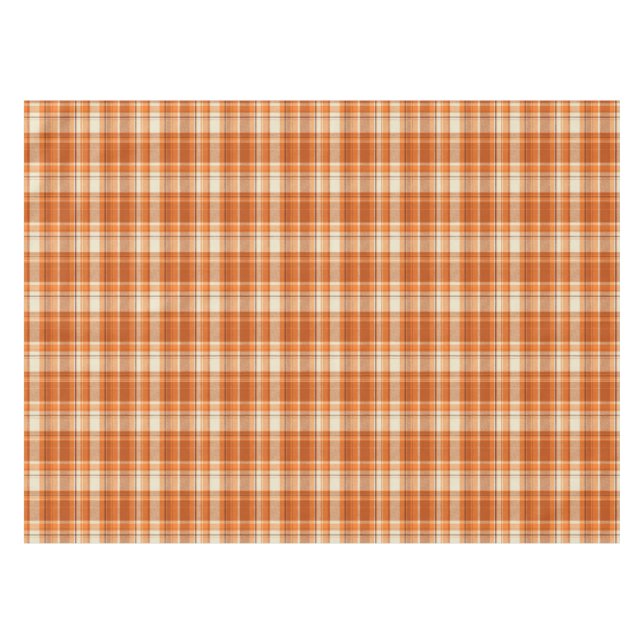 Nappe Plaid orange (Devant (Horizontal))