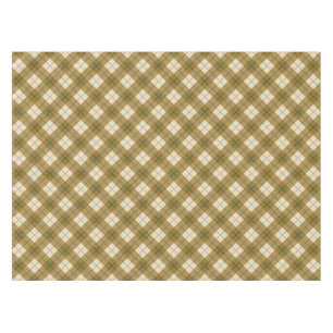 Nappe Plaid polarisé en or avec la rayure verte