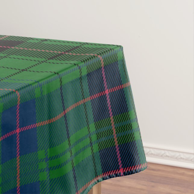 Nappe Plaid Tartan Rustic Clan Davidson Parti (In Situ)