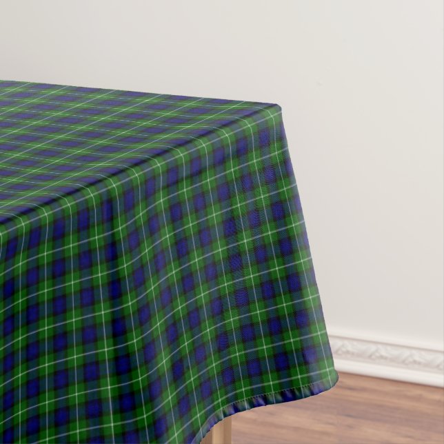 Nappe Plaid vert bleu Lamont tartan (In Situ)