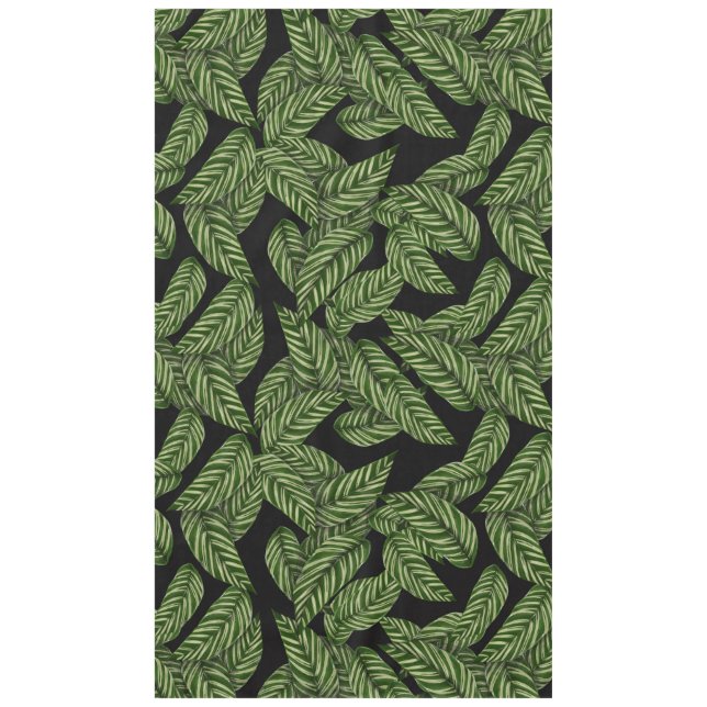Nappe Plante de feuille tropicale moderne Imprimer (Devant)
