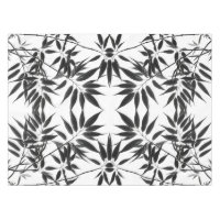 Plante en bambou noir et blanc