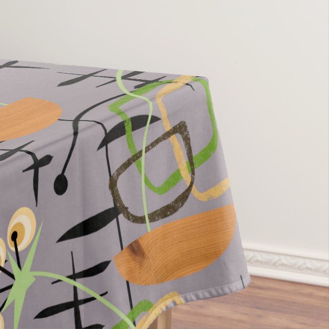 Nappe Plantes modernes du milieu du siècle dans des boeu (In Situ)