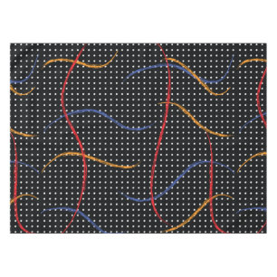 Nappe Plaque et points de peinture rétro