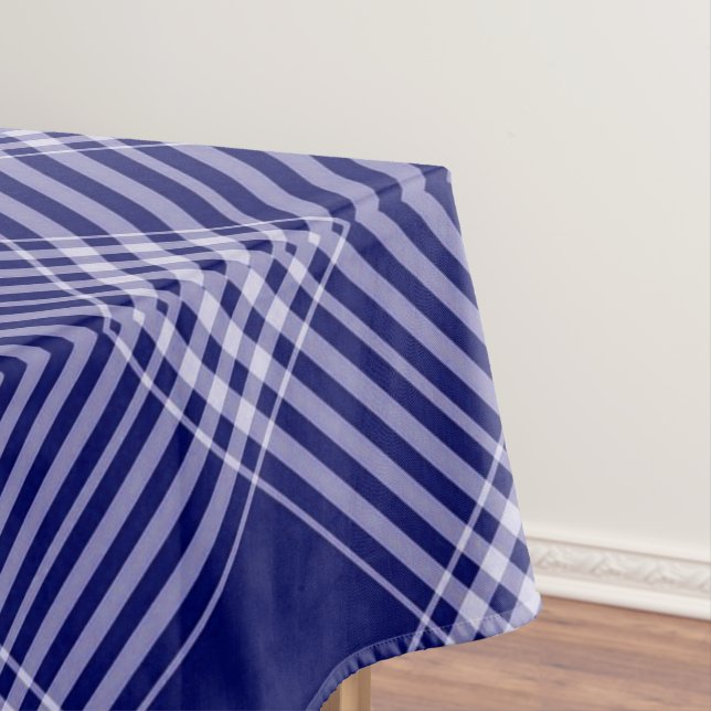 Nappe Plat Bleu Et Blanc (In Situ)