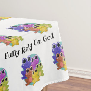 Nappe Pleinement compter sur Dieu Colorful Custom FROG