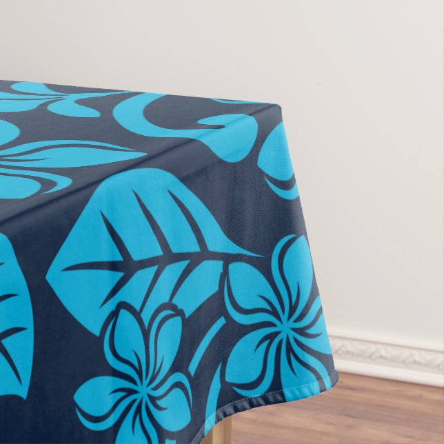 Nappe PLUMÉRIE DE L'ÎLE (Bleu x 2) (In Situ)