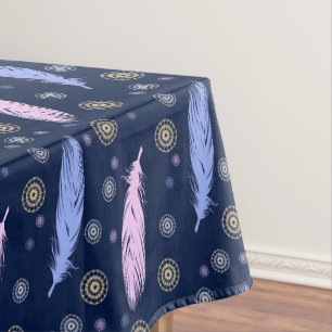 Nappe Plumes ethniques de style de Boho