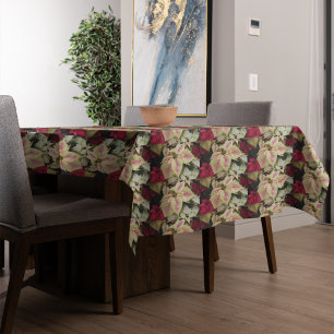 Nappe Poinsettias coloré Motif vacances