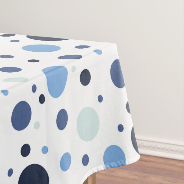 Nappe Point bleu vif et gras (In Situ)