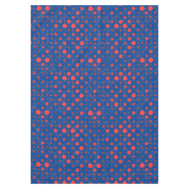 Nappe Pointe Polka 01A.Rouge bleu BG (Devant)
