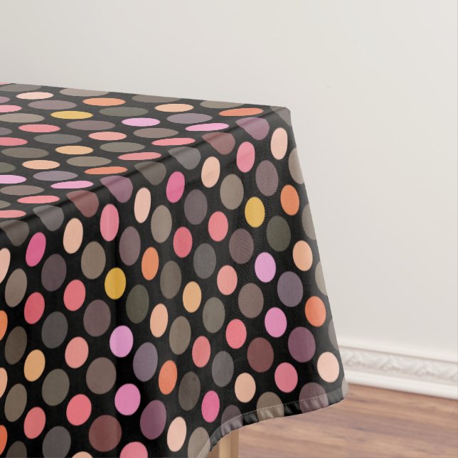Nappe points colorés sur fond noir (In Situ)