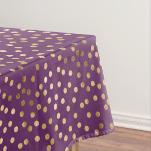 Nappe Points de ville de parties scintillantes d'or sur