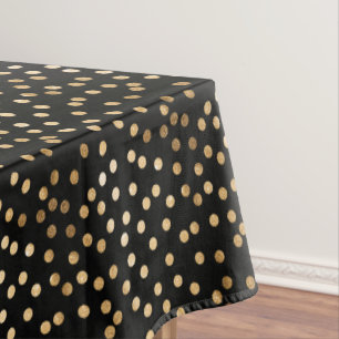 Nappe Points de ville de parties scintillantes d'or sur