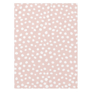 Nappe Points Posters de animaux Fluds Points Rose Et Bla