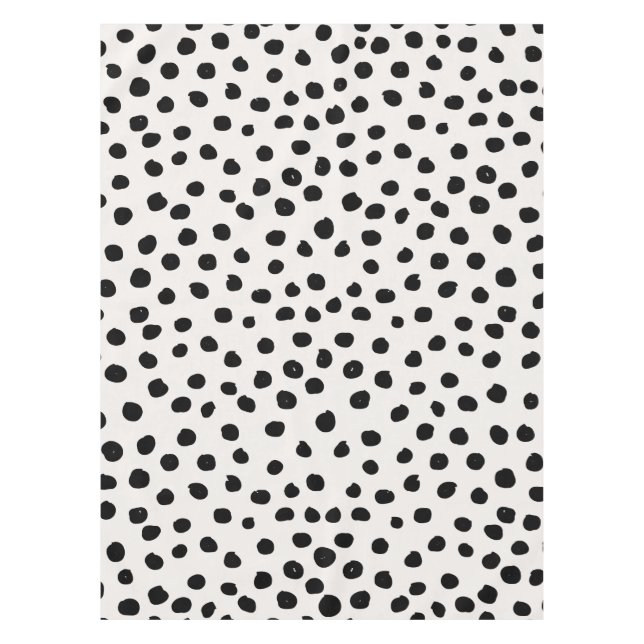 Nappe Points posters de animaux Noir Et Blanc Dalmatie (Devant)