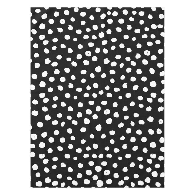 Nappe Points Preppy - Points Posters de animaux noirs mo (Devant)