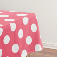 Pois blancs sur corail