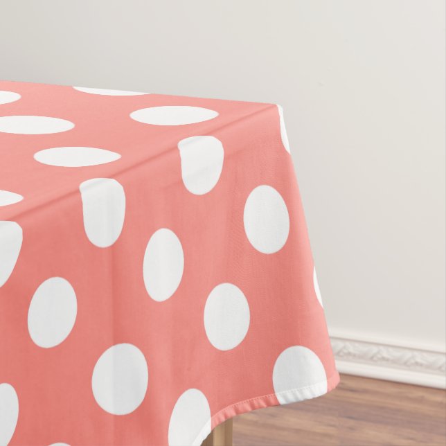 Nappe Pois blancs sur la pêche (In Situ)