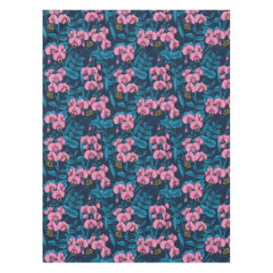 Nappe Pois doux et bourdons, rose et bleu