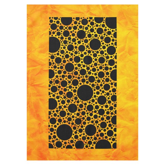 Nappe Pois noir + votre couleur arrière - plan (Devant)