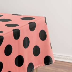 Nappe Pois noirs à la pêche