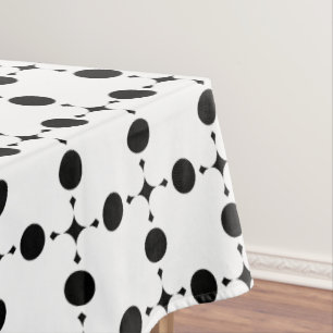 Nappe Pois noirs, Motif à points Polka, points, pointill