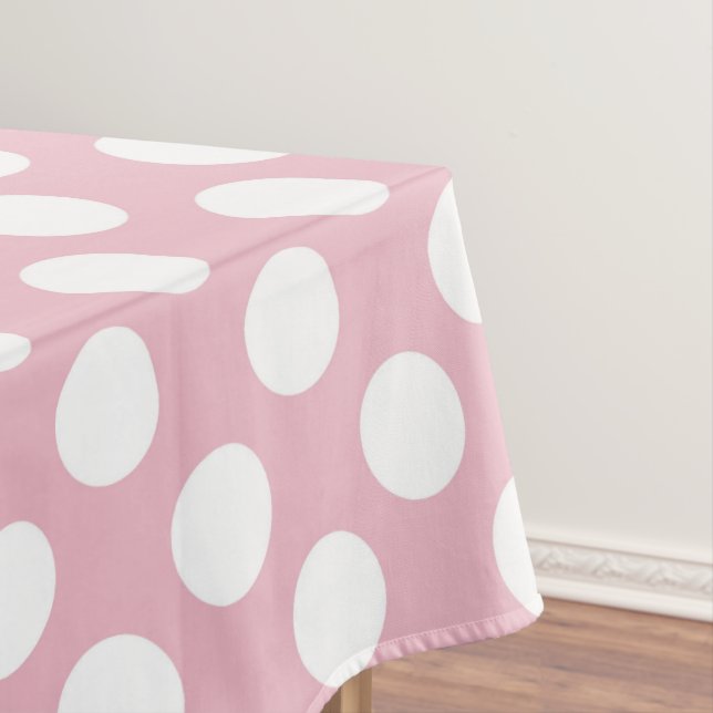 Nappe Pois roses, Motif Pointe Polka, Points, Pointe (In Situ)