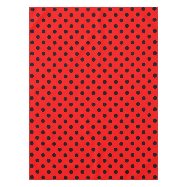Nappe Pois rouge et noir (Devant)