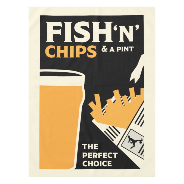 Nappe Poisson Et Chips Anglais (Devant)