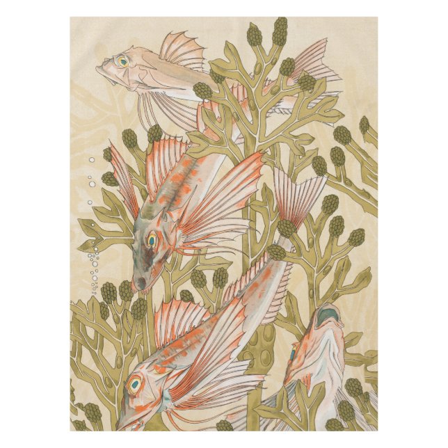 Nappe Poisson Vie marine Animal marin (Devant)