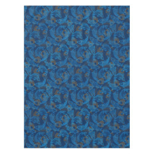 Nappe Poissons Motif 01 os cachés.B DRed BG