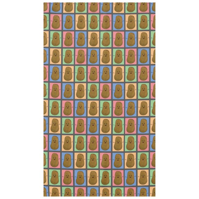 Nappe Pomme de terre de style Pop Art  (Devant)